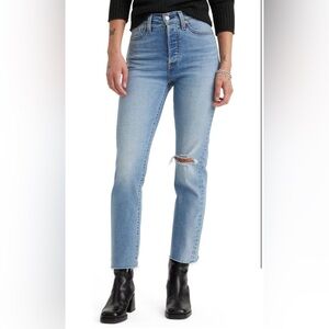 Levi’s Wedgie Straight Blue Jeans